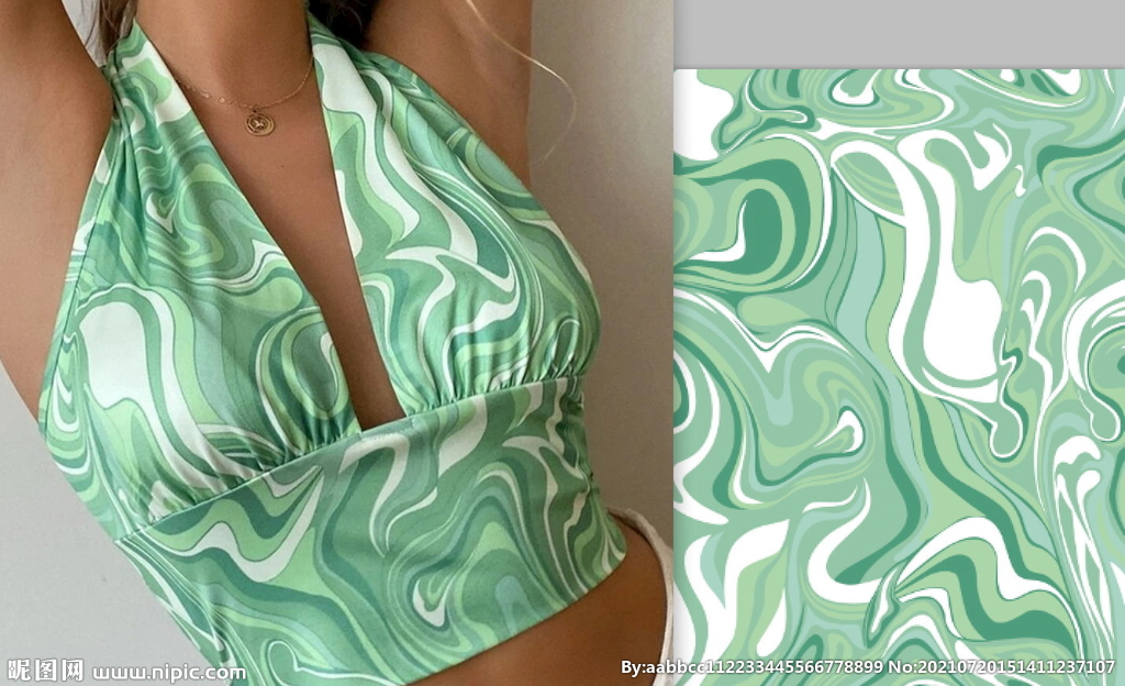 大牌 扎染 水波纹