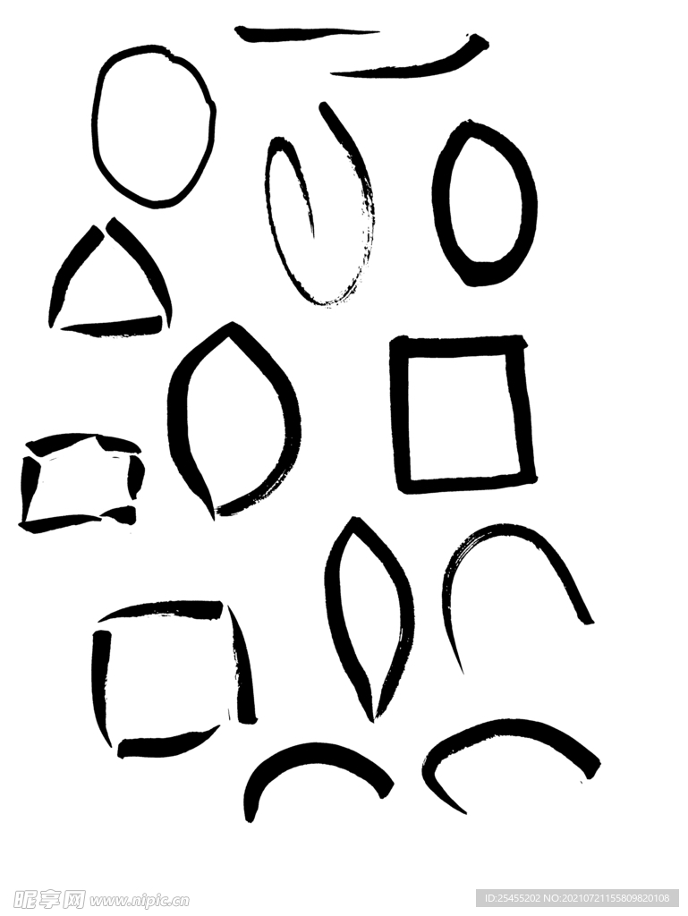 古风边框 毛笔线条