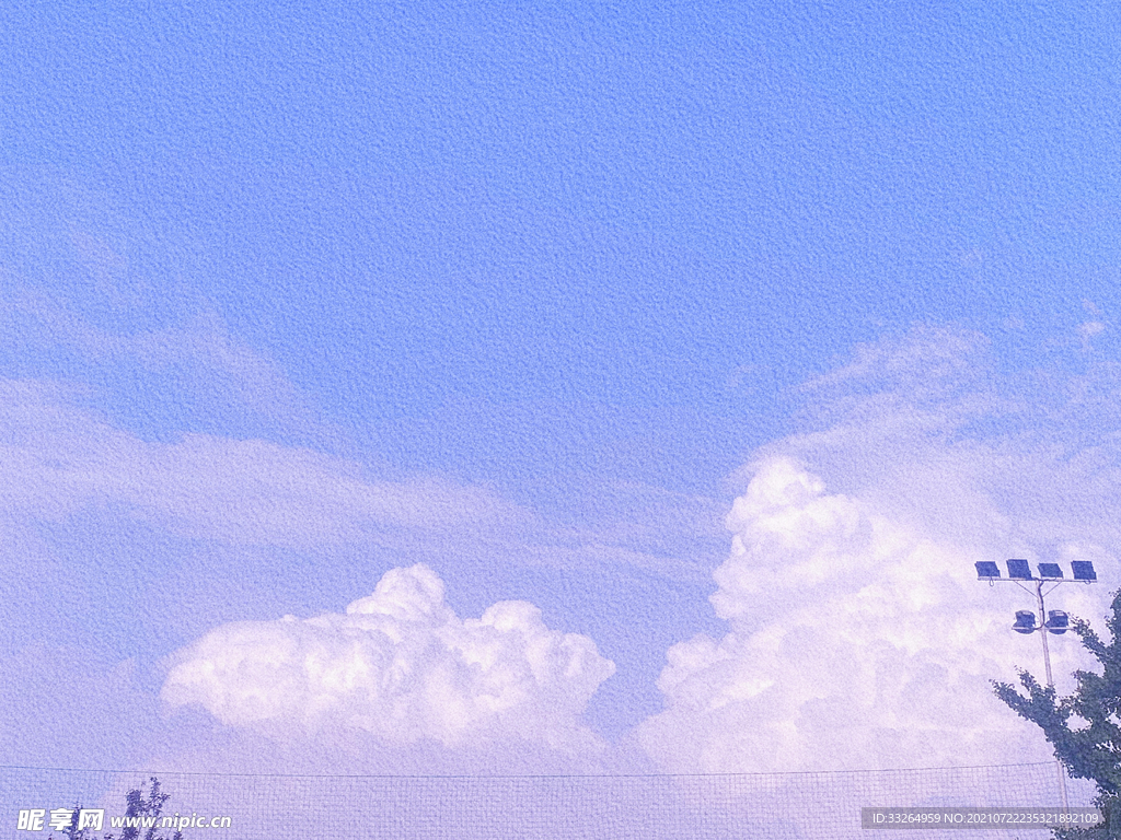 日系小清新天空云朵