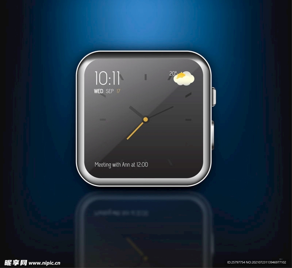 智能手表图标矢量