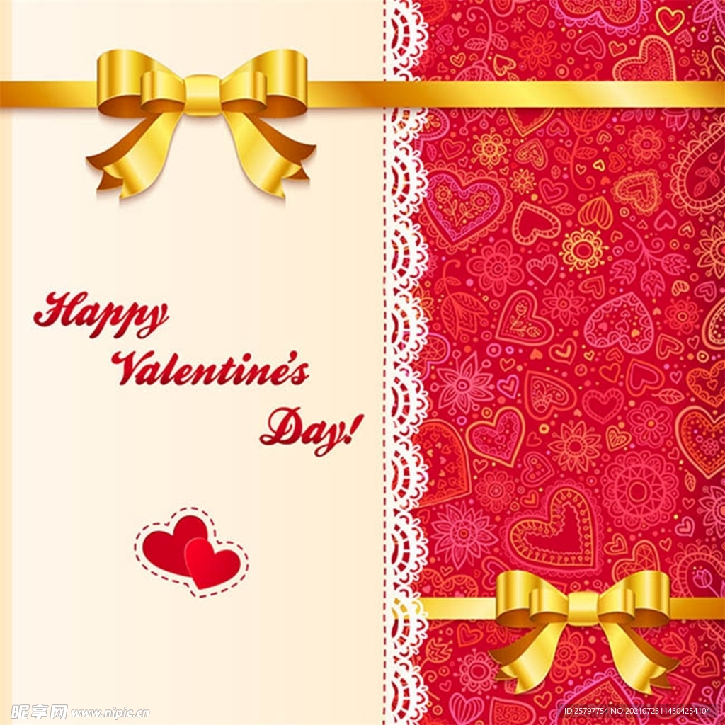 蝴蝶心形情人节