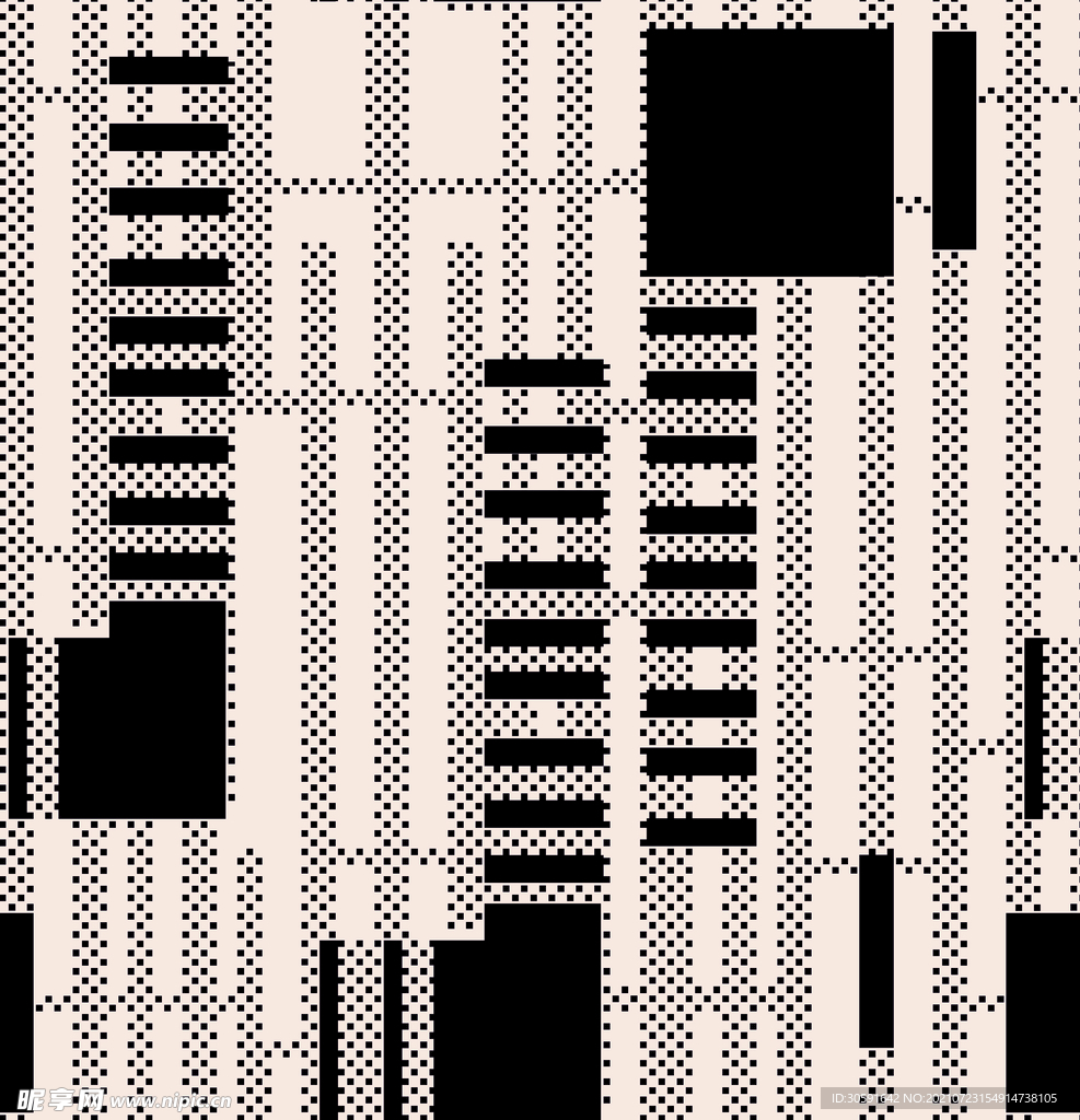 大牌   几何花  数码印花