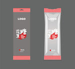 花生糖包装平面图