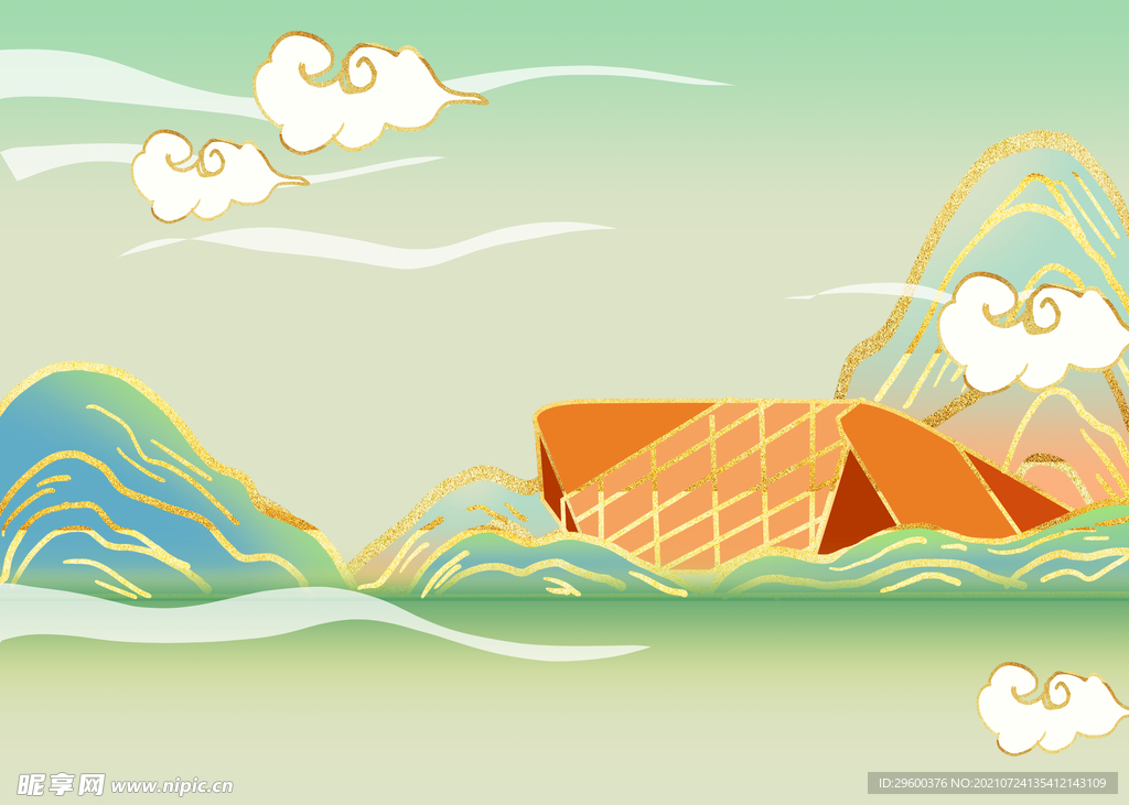 国潮广州大剧院建筑