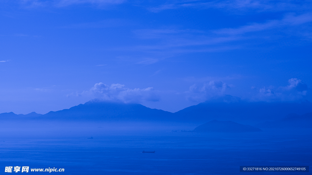 外伶仃岛的海天一色