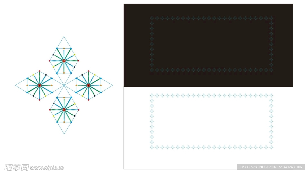 中国风边框 几何边框 花纹边框