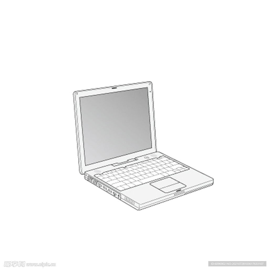 苹果笔记矢量立体设计图