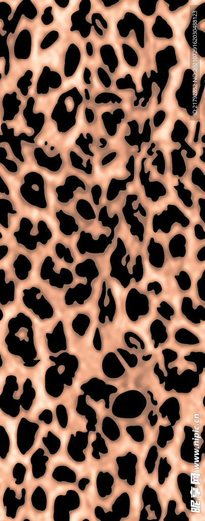 豹纹 数码印花图片