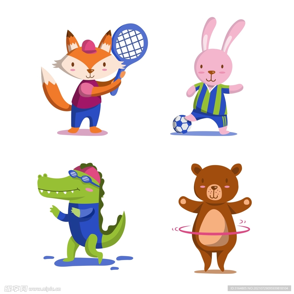4款动物卡通