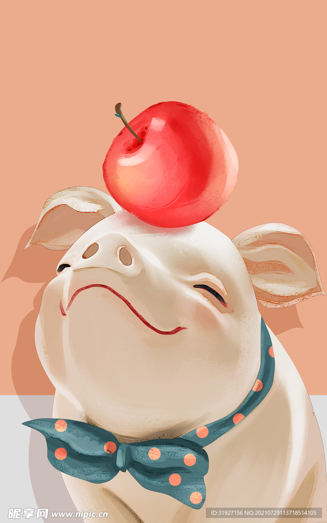 现代简约手绘萌宠可爱动物儿童房