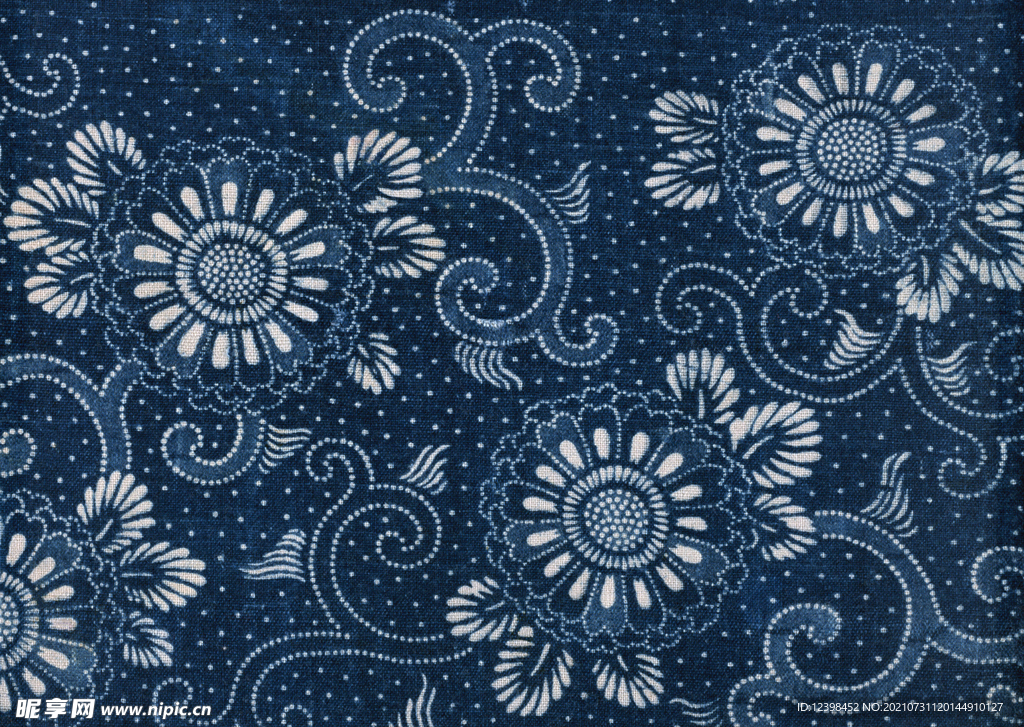 漂亮的印染布料图案