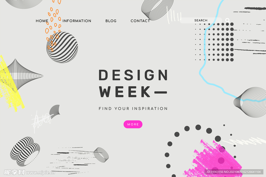 抽象几何图形封面