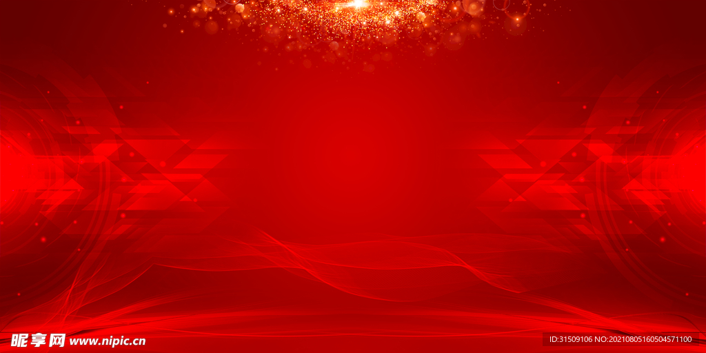 红色背景