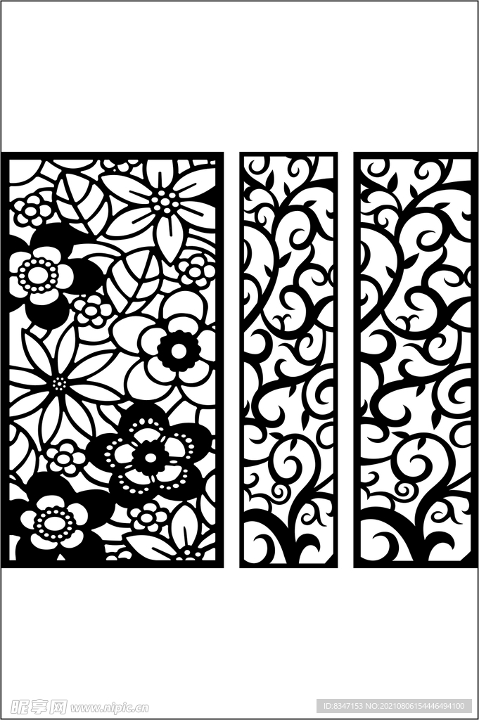 家居隔断 中式花纹 雕花