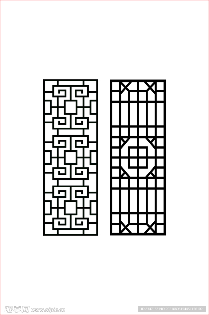 家居隔断 中式花纹 雕花