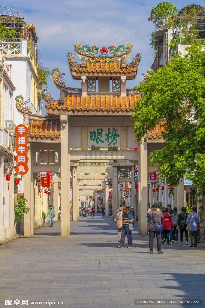 潮州古城摄影图