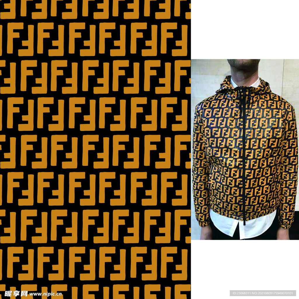 大牌男装走秀图案