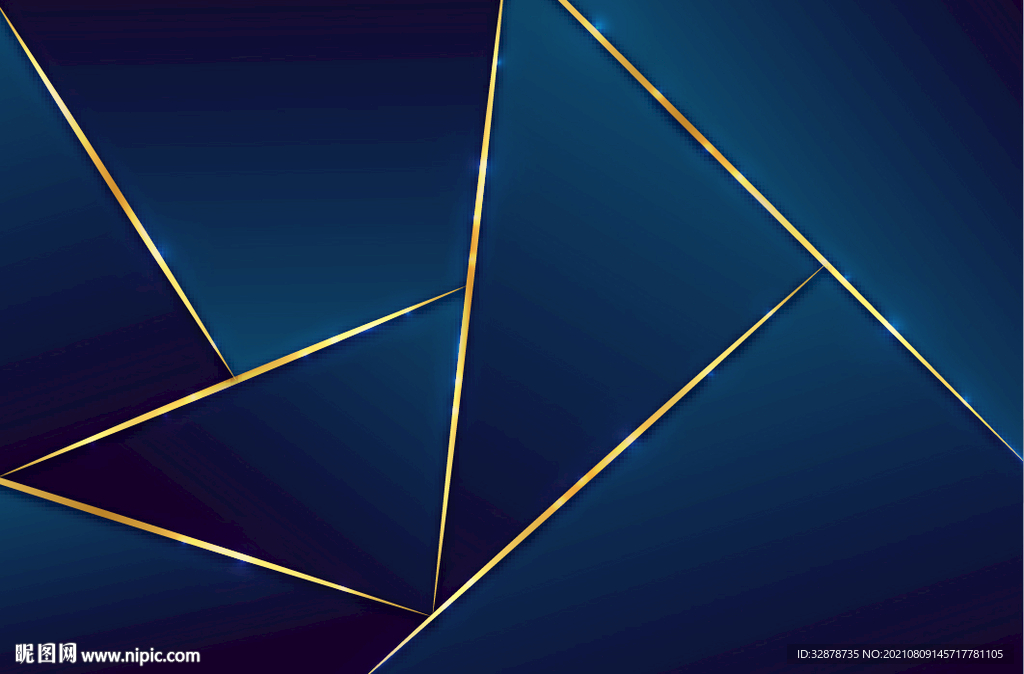 蓝色多边形背景