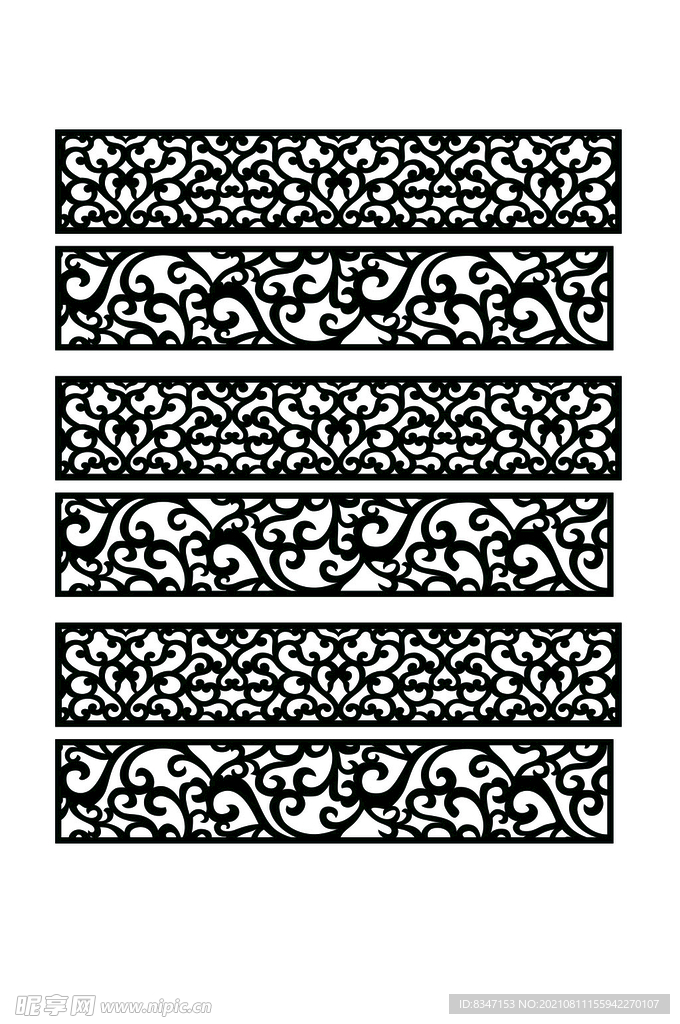 家居隔断 中式花纹 雕花