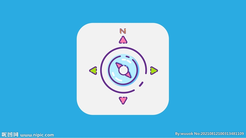 指南针图标