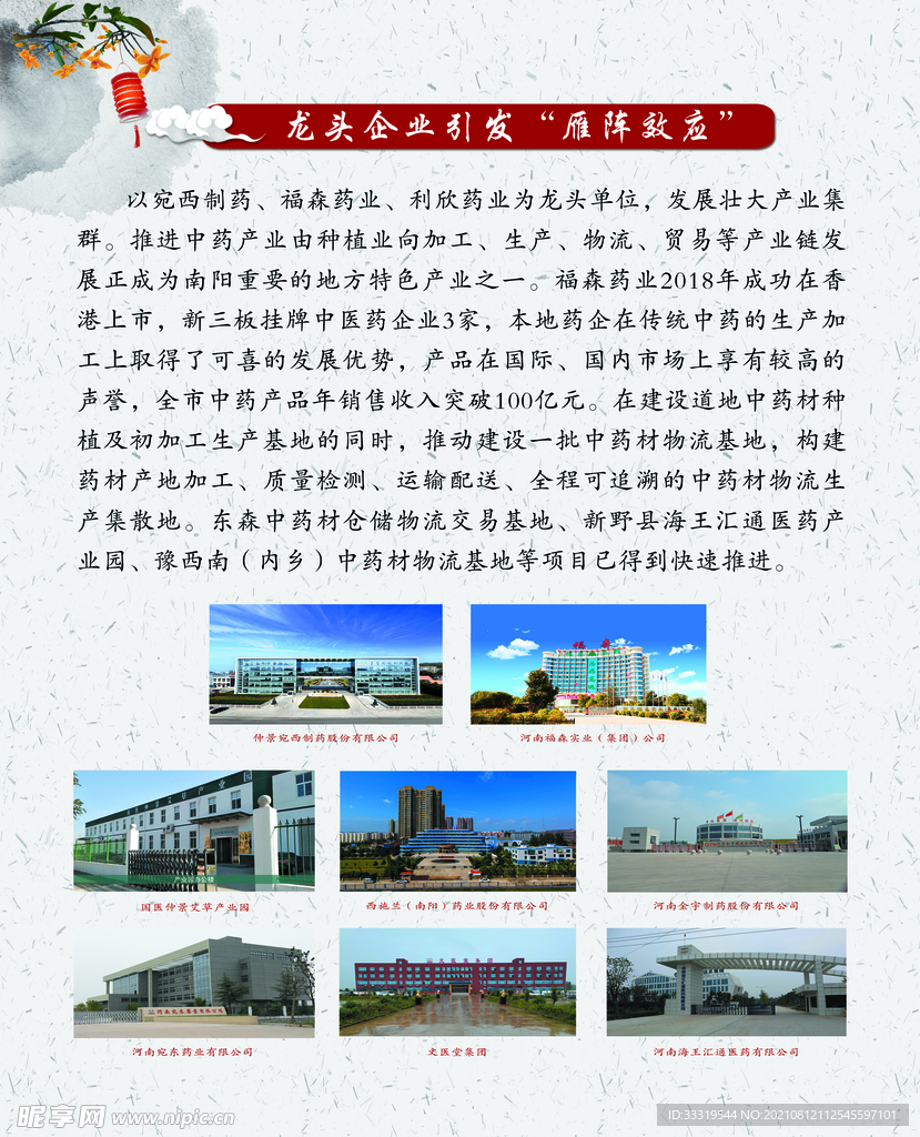 中医药文化展板