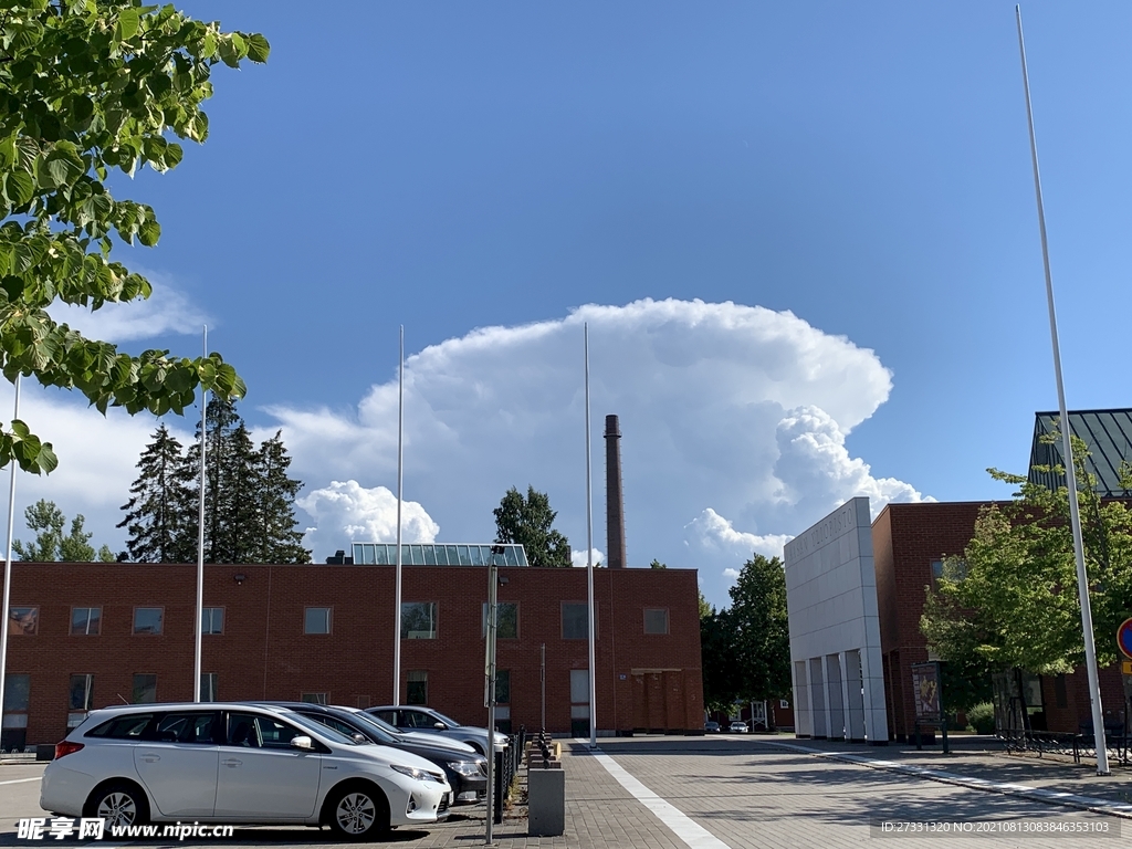 芬兰瓦萨城市建筑风光