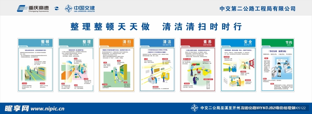 钢筋厂 6S 工地围挡 