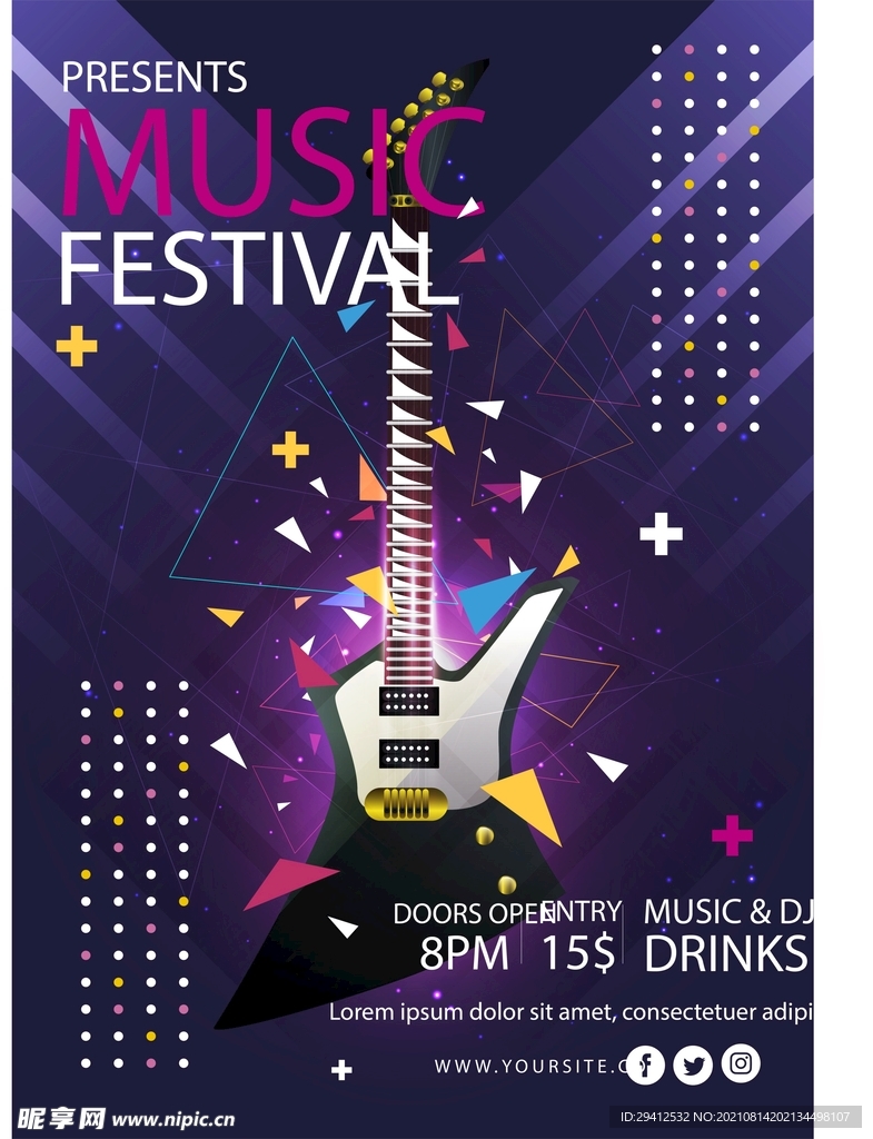 音乐节海报