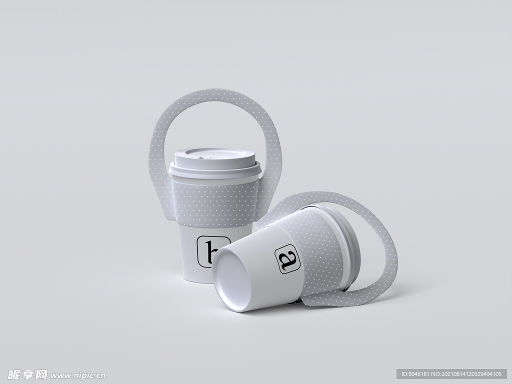 饮品纸杯包装样机