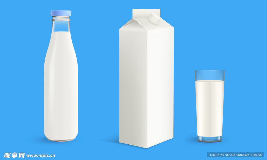 牛奶瓶样机图片 