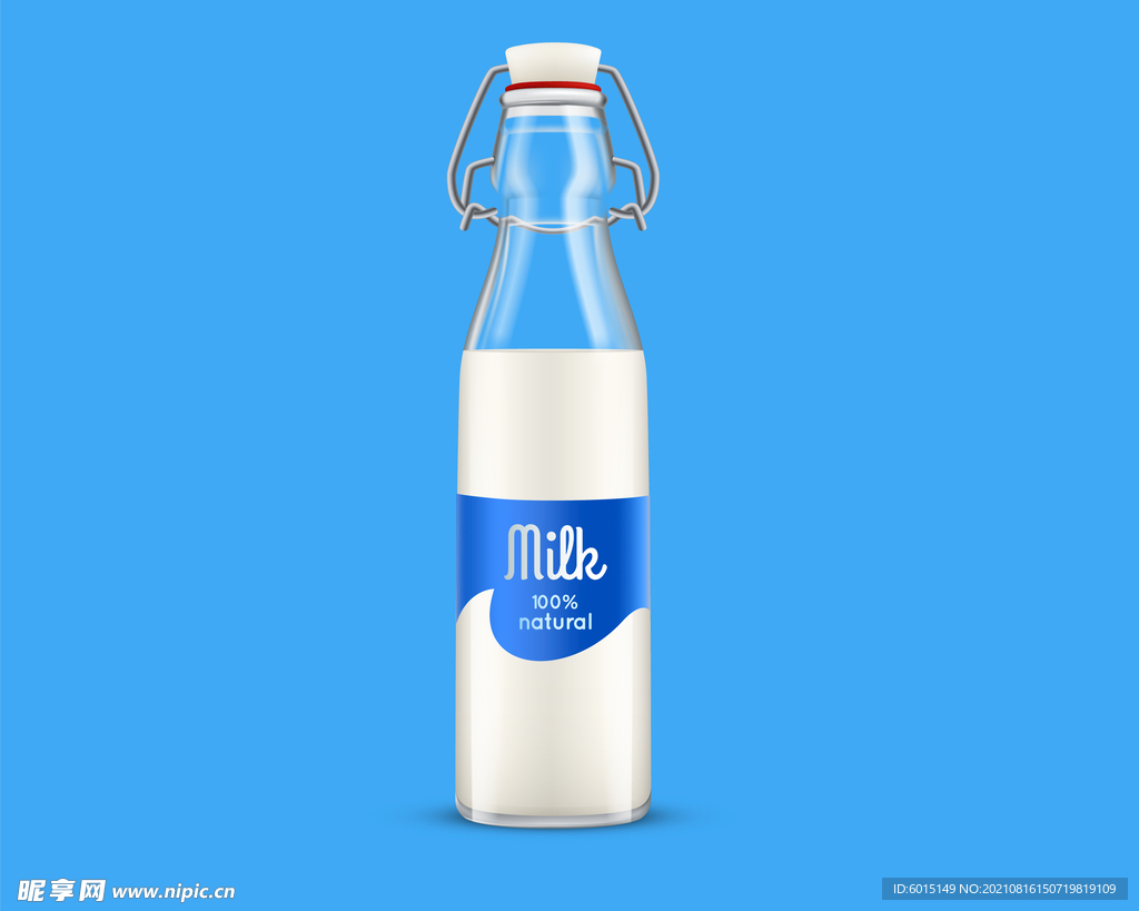 牛奶瓶样机图片 