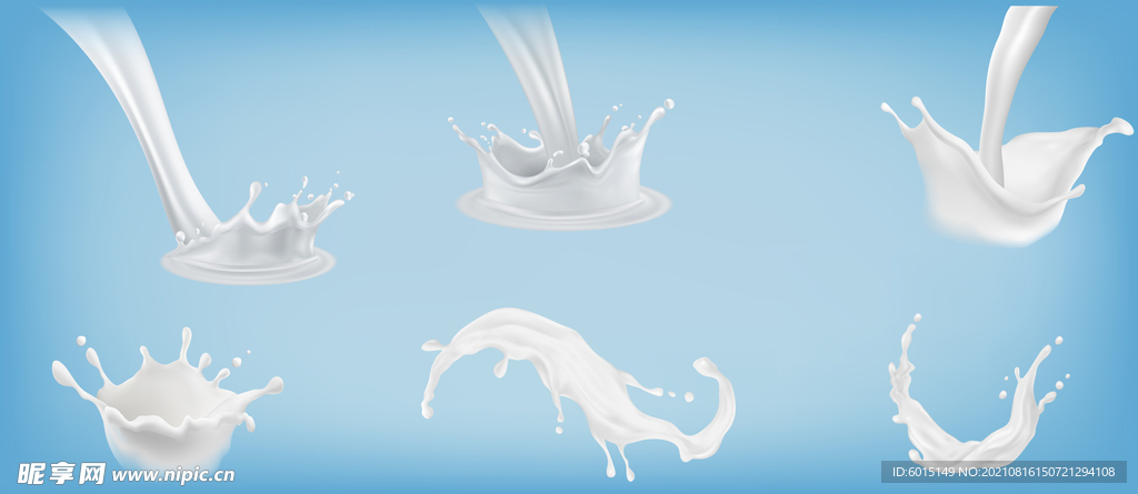 飞溅的牛奶