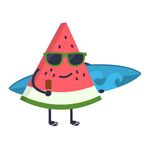 卡通西瓜 