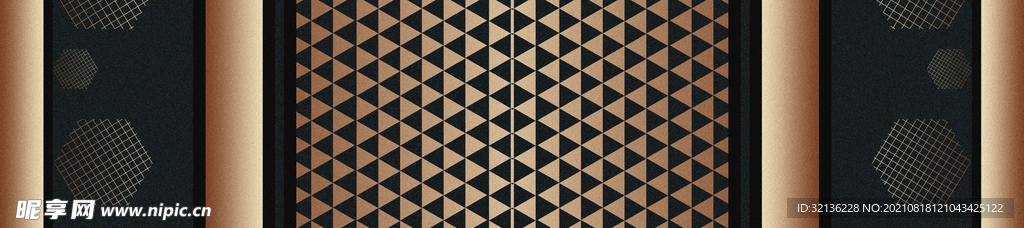 抽象几何背景墙