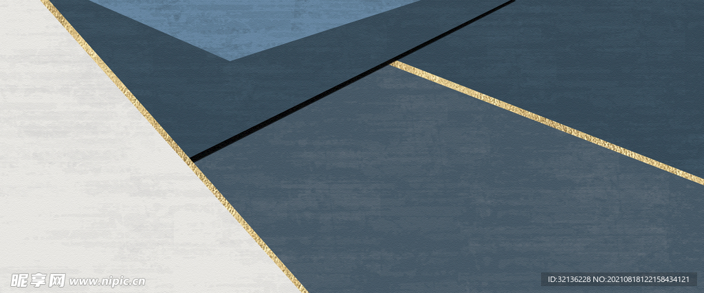 抽象几何背景墙