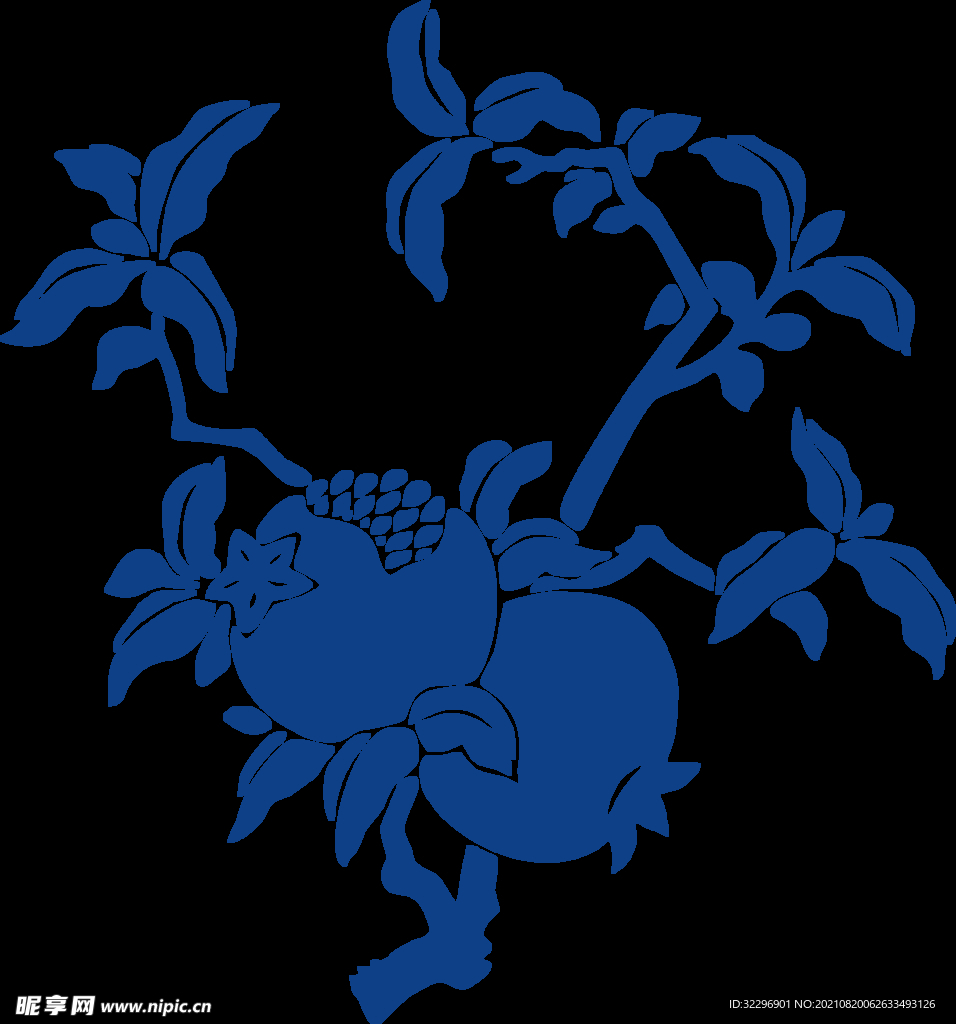 中国风古典青花瓷图案