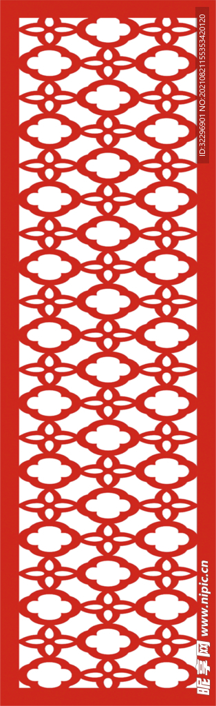  中国风中式窗花图案素材