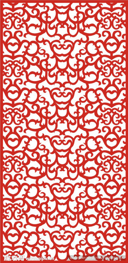  中国风中式窗花图案素材