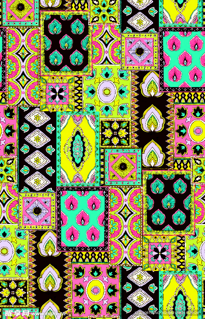 大牌 数码 印花  设计素材 