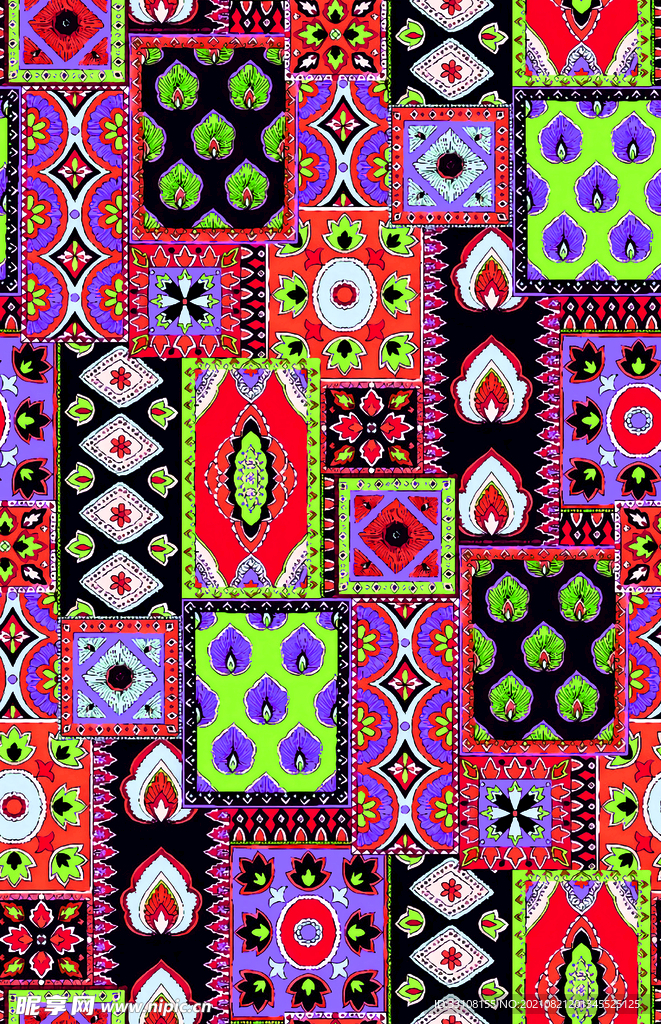 大牌 数码 印花  设计素材 