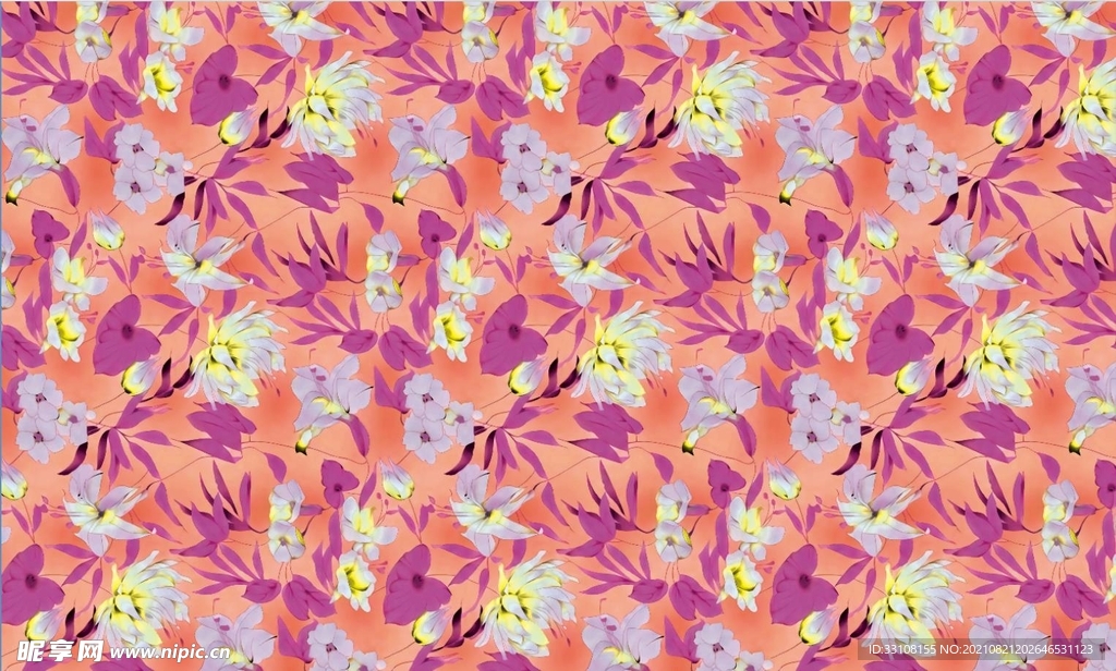 大牌 数码 印花  设计素材 