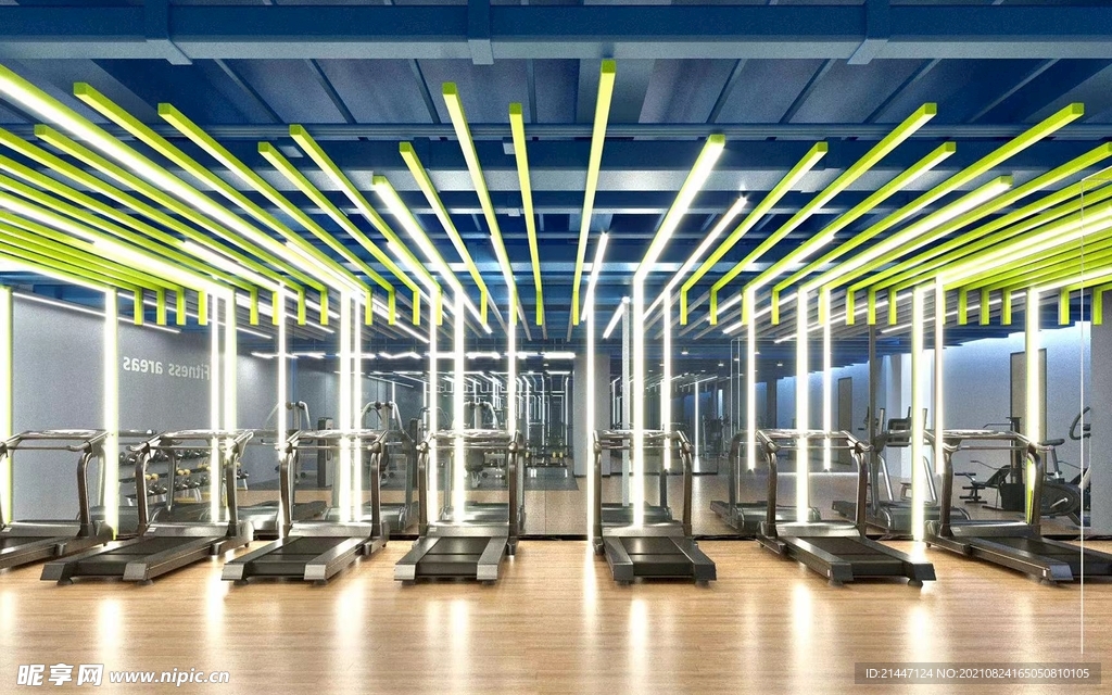 健身房装修效果图