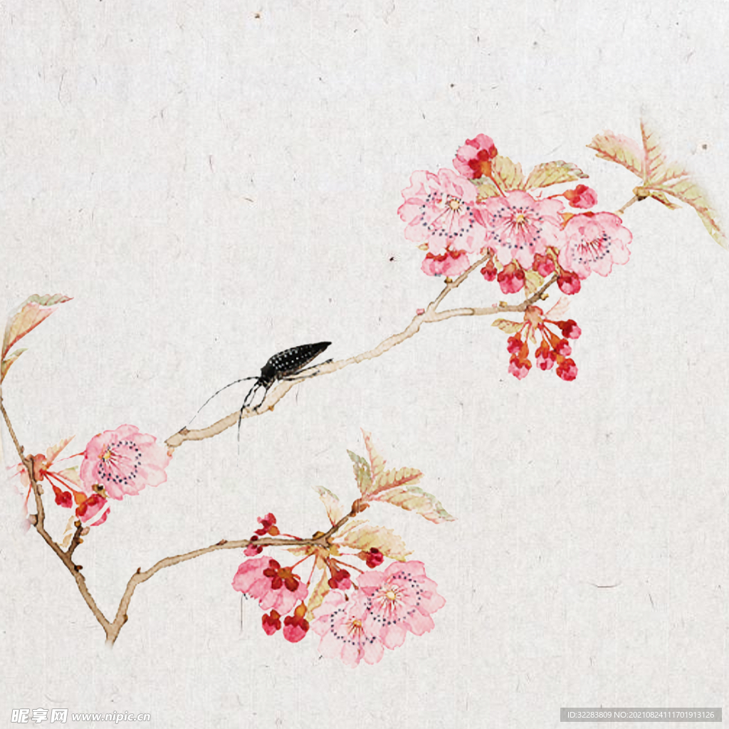 新中式花鸟装饰画