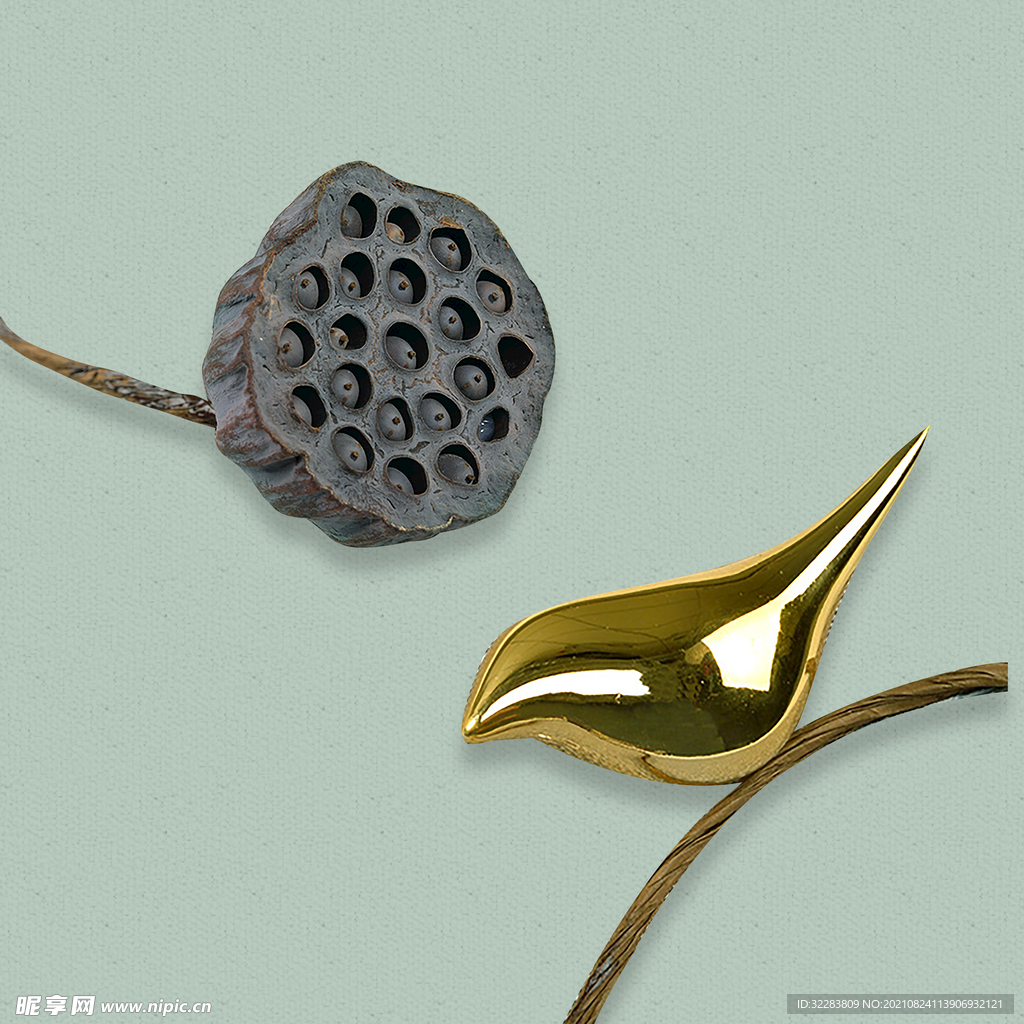 荷花艺术装饰画