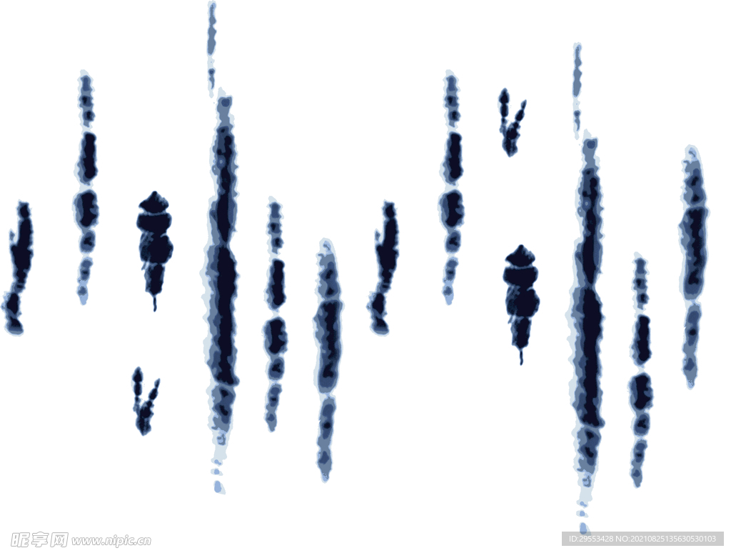 骨架扎染水墨数码印花女装图片