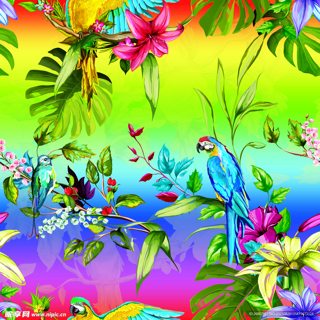 潮牌 鹦鹉 大牌