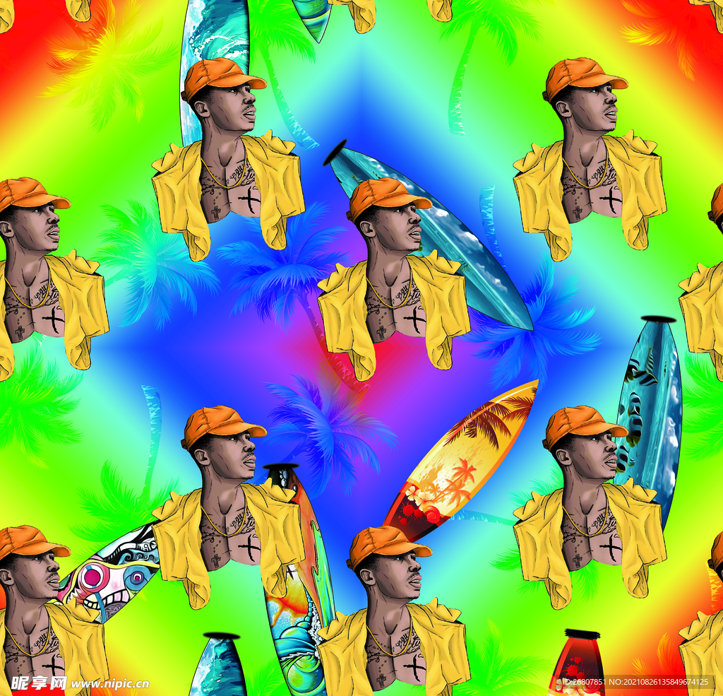 大牌 潮牌 嘻哈 人头