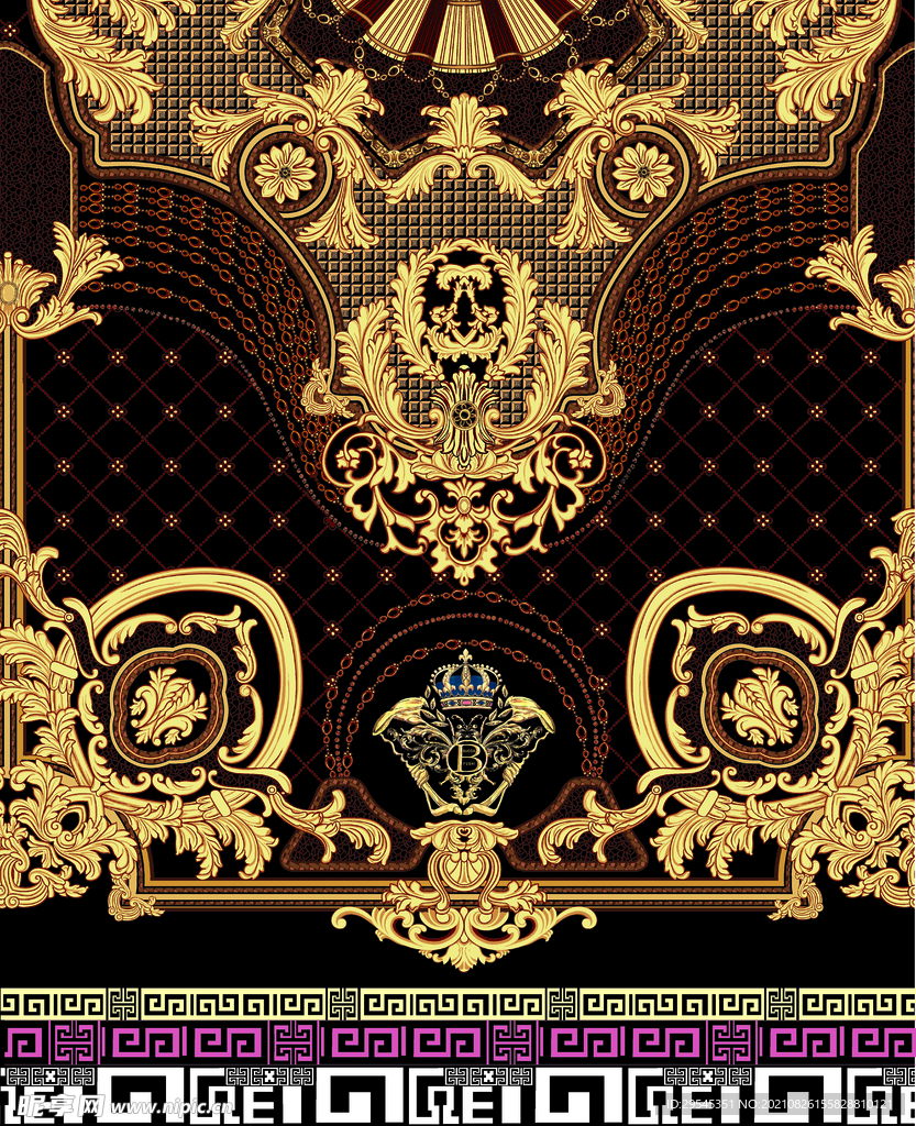 大牌 男装 数码印花 佩斯利