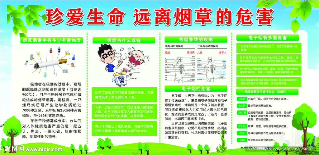 珍爱生命远离烟草的危害