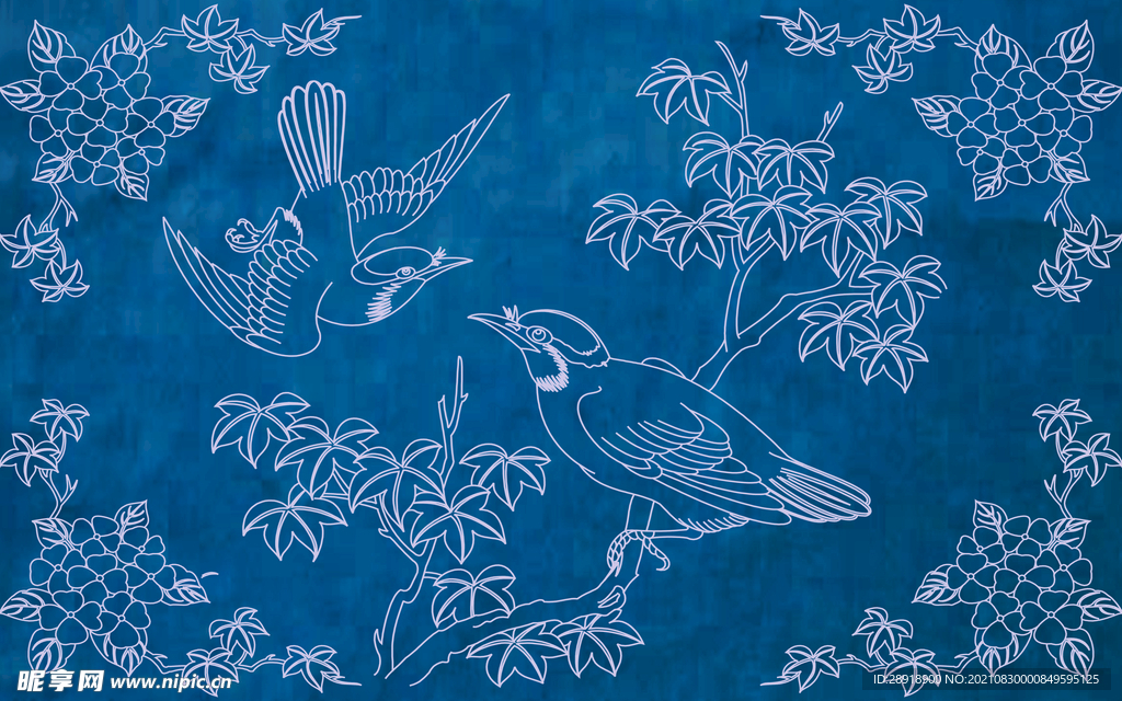 中国风国潮背景